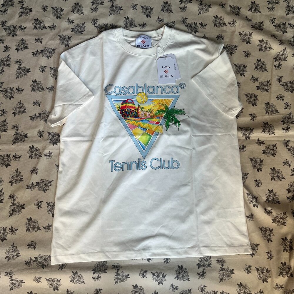 Casablanca Tennis Club Graphic T Shirt